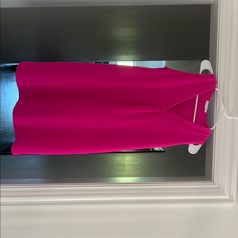 Vibrant Pink Sleeveless Top